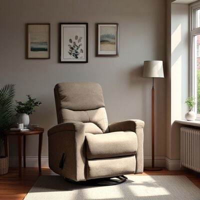 Loft mekanismituoli vaaleanharmaa Brandon HC-20